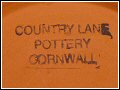 Country Lane Pottery Mark