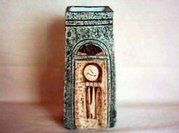 Troika Pottery - Coffin Vase - Tamsin Ruhrmund