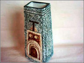 Troika Pottery - Coffin Vase - Tamsin Ruhrmund