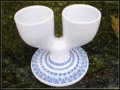 Troika Pottery - Printed Mark - Double Eggcup