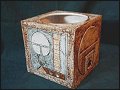 Troika Pottery - Cube Vase- Annette Walters