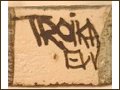 Troika Pottery - Wheel Vase Mark- EW