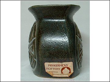 Prykernow Pottery Vase - sideways