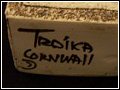 Troika Pottery - Coffin Vase Mark - Tina Doubleday